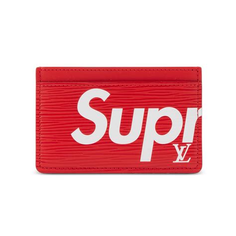 porta carte louis vuitton supreme